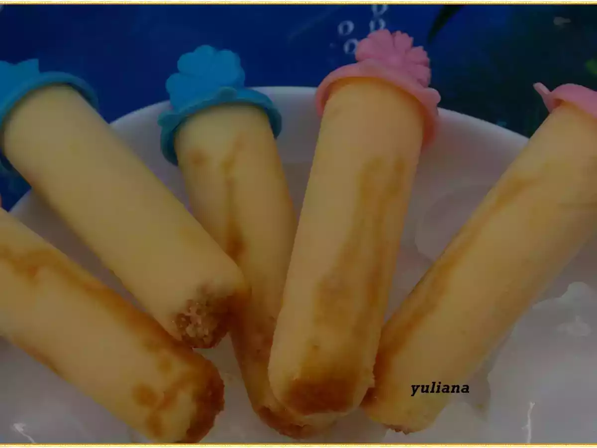 Helado de natilla o natilla casera helada