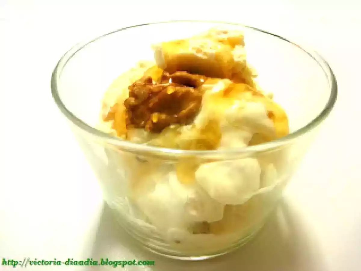 Helado de queso con nueces - foto 2
