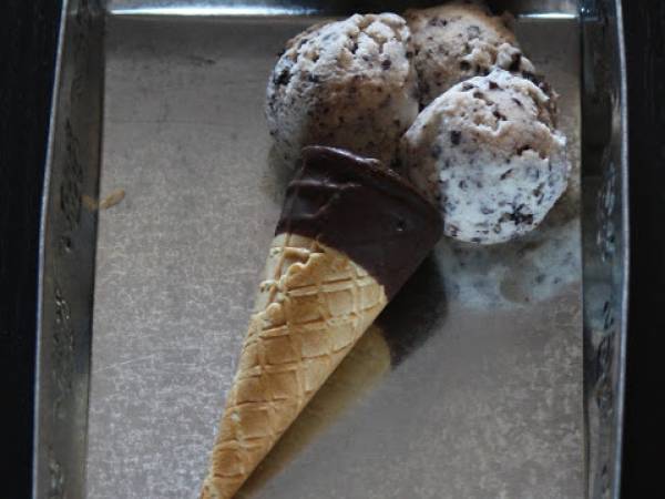 Helado de stracciatella