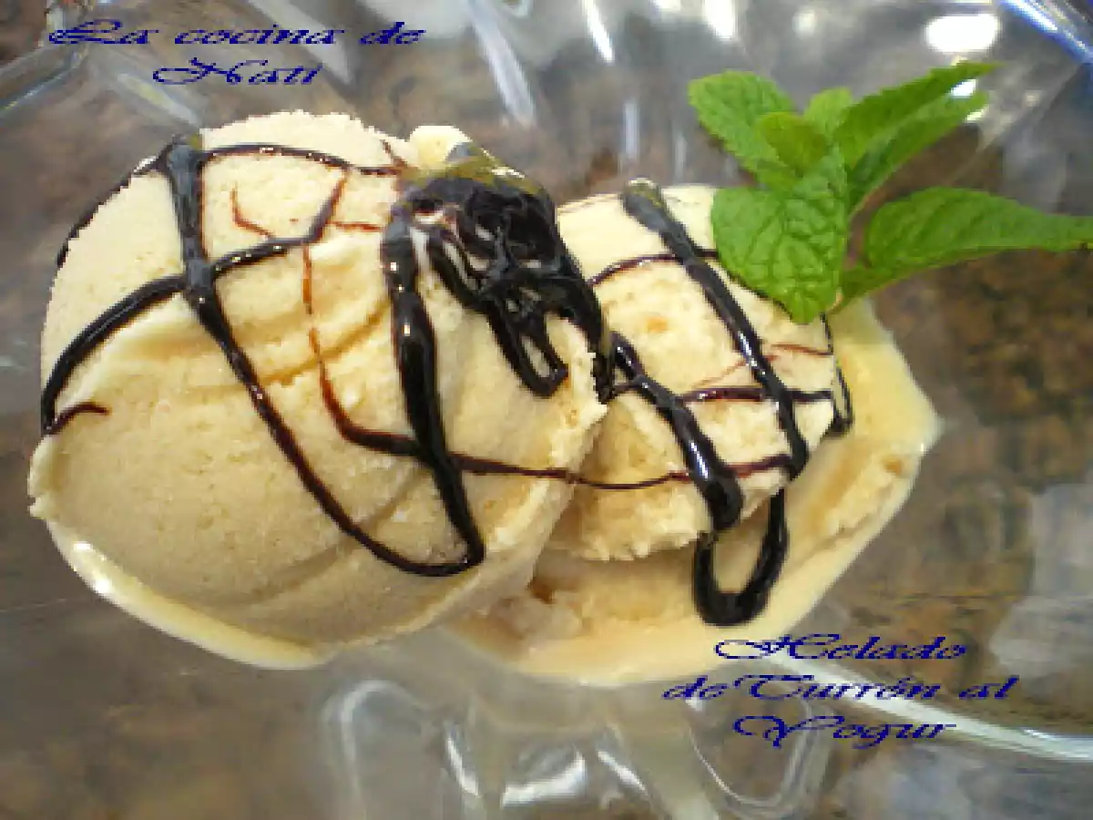 HELADO DE TURRÓN AL YOGUR - foto 2