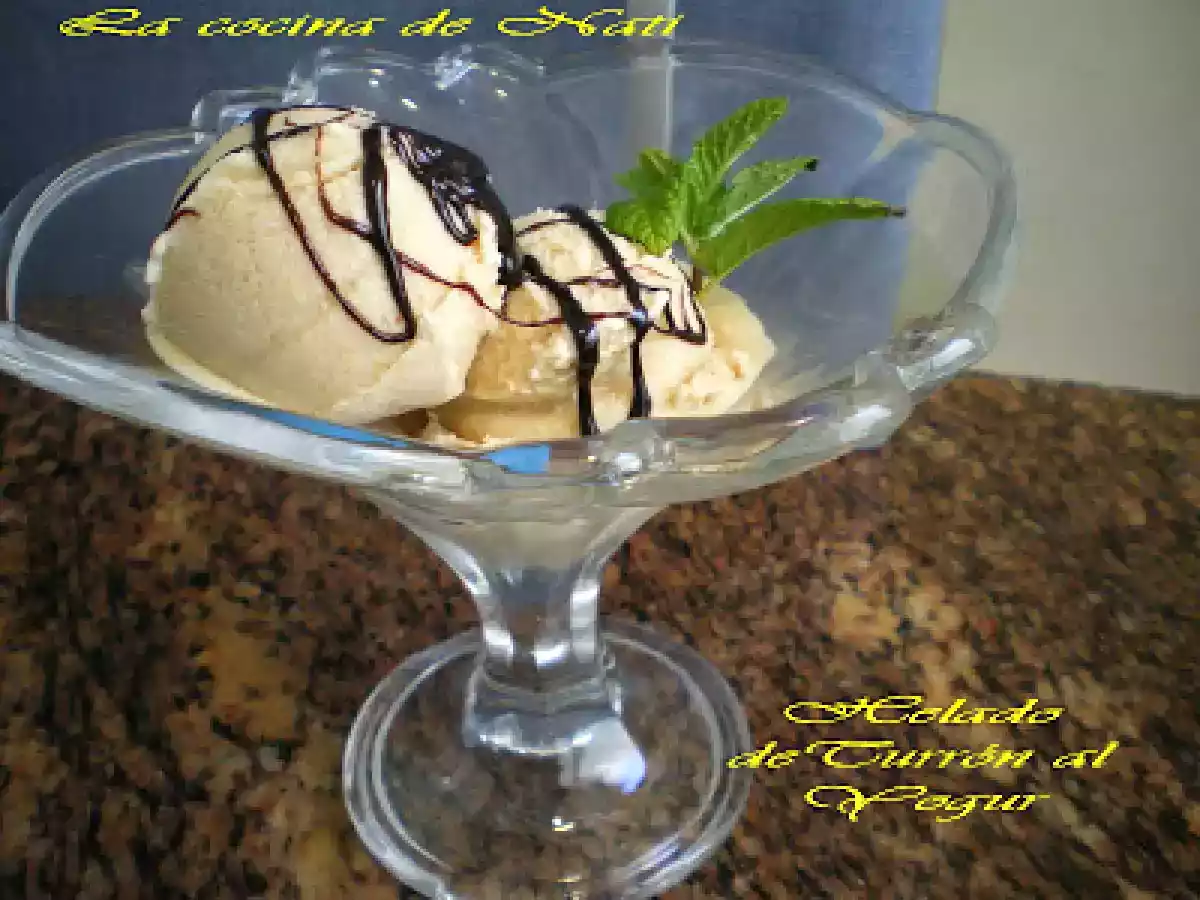 HELADO DE TURRÓN AL YOGUR - foto 3