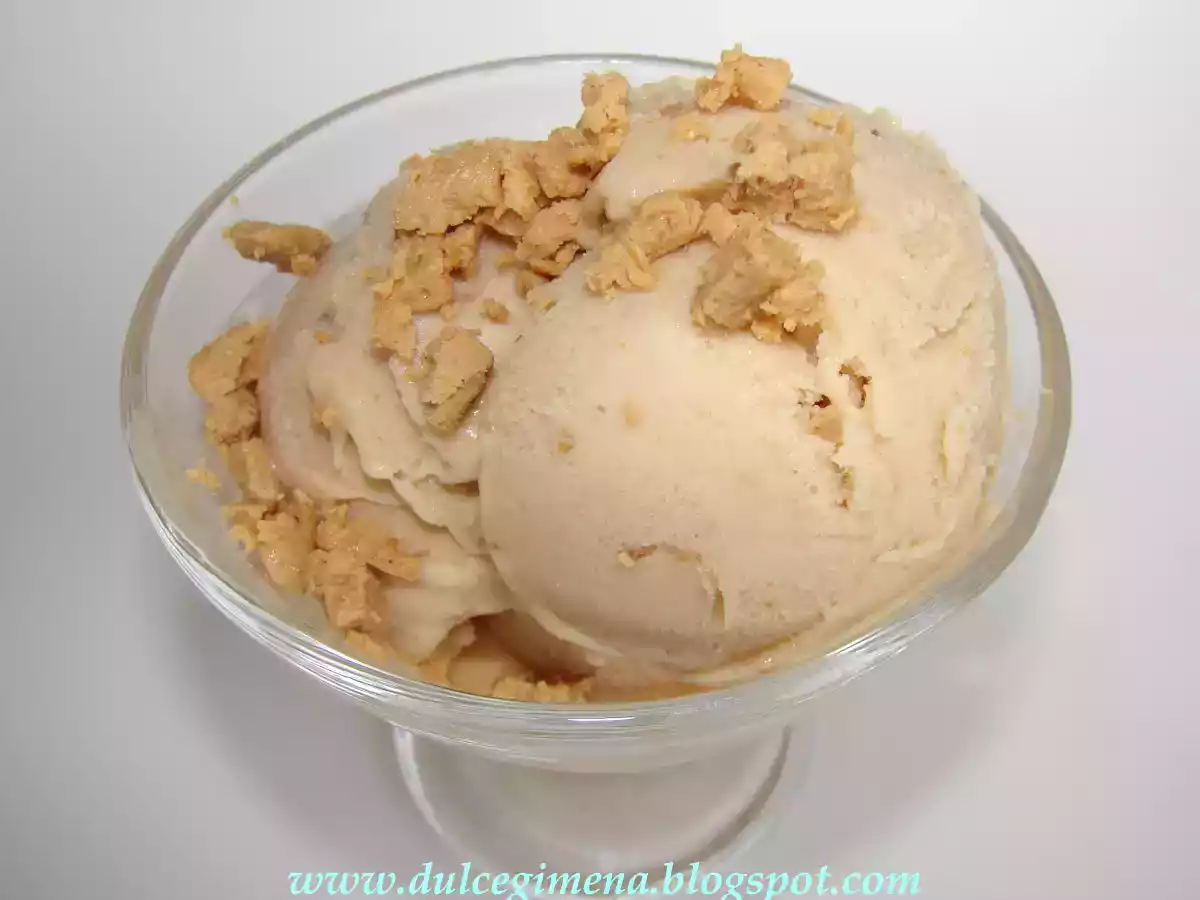 Helado de turrón de Jijona