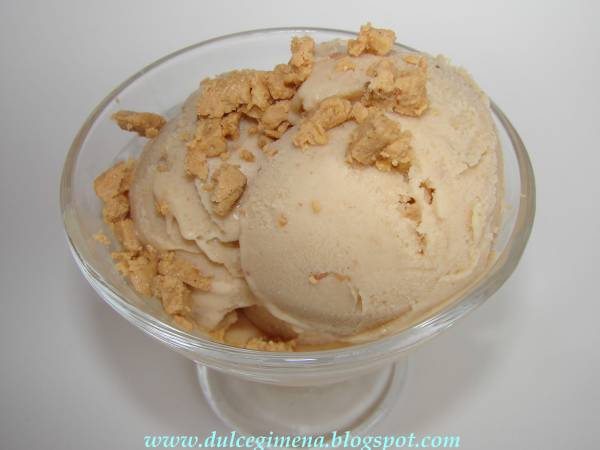 Helado de turrón de Jijona