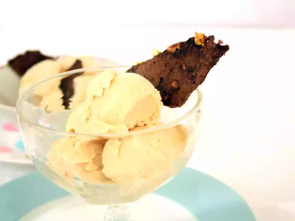 Helado de turrón muy fácil