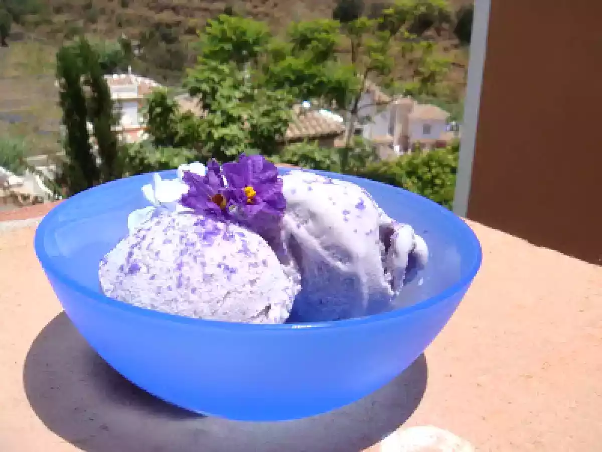 Helado de Violetas