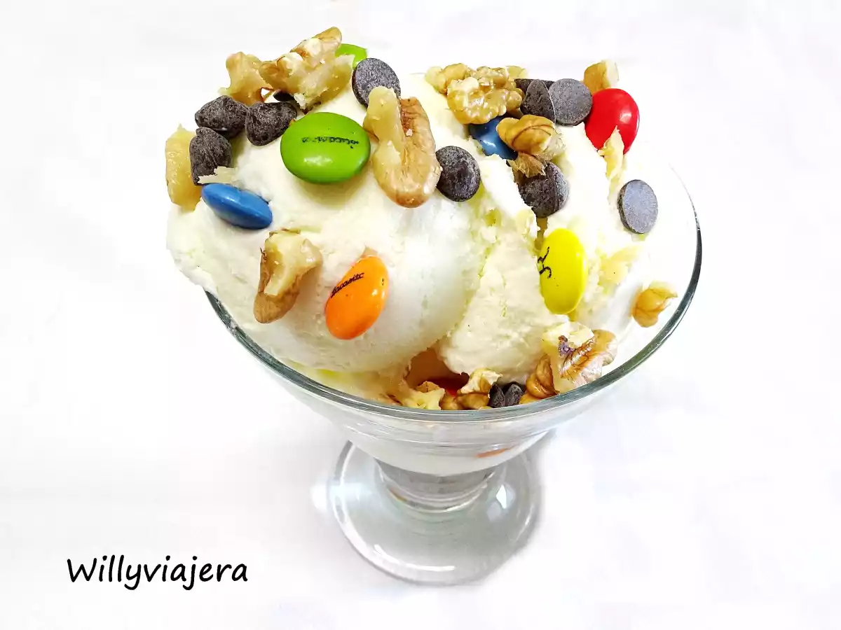 Helado de yogur con 3 ingredientes