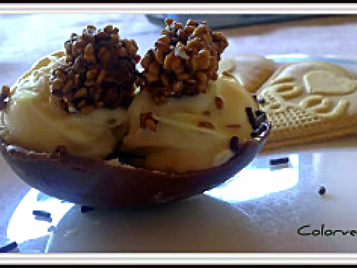 Helado huevo KInder de verano