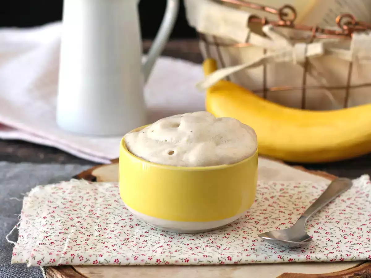 Helado proteico de vainilla con whey, rápido y con 3 ingredientes - foto 4