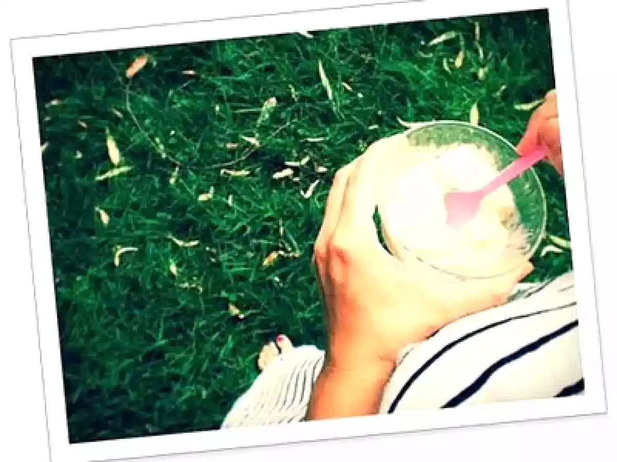 Helados al minuto: helado de coco / helado de plátano