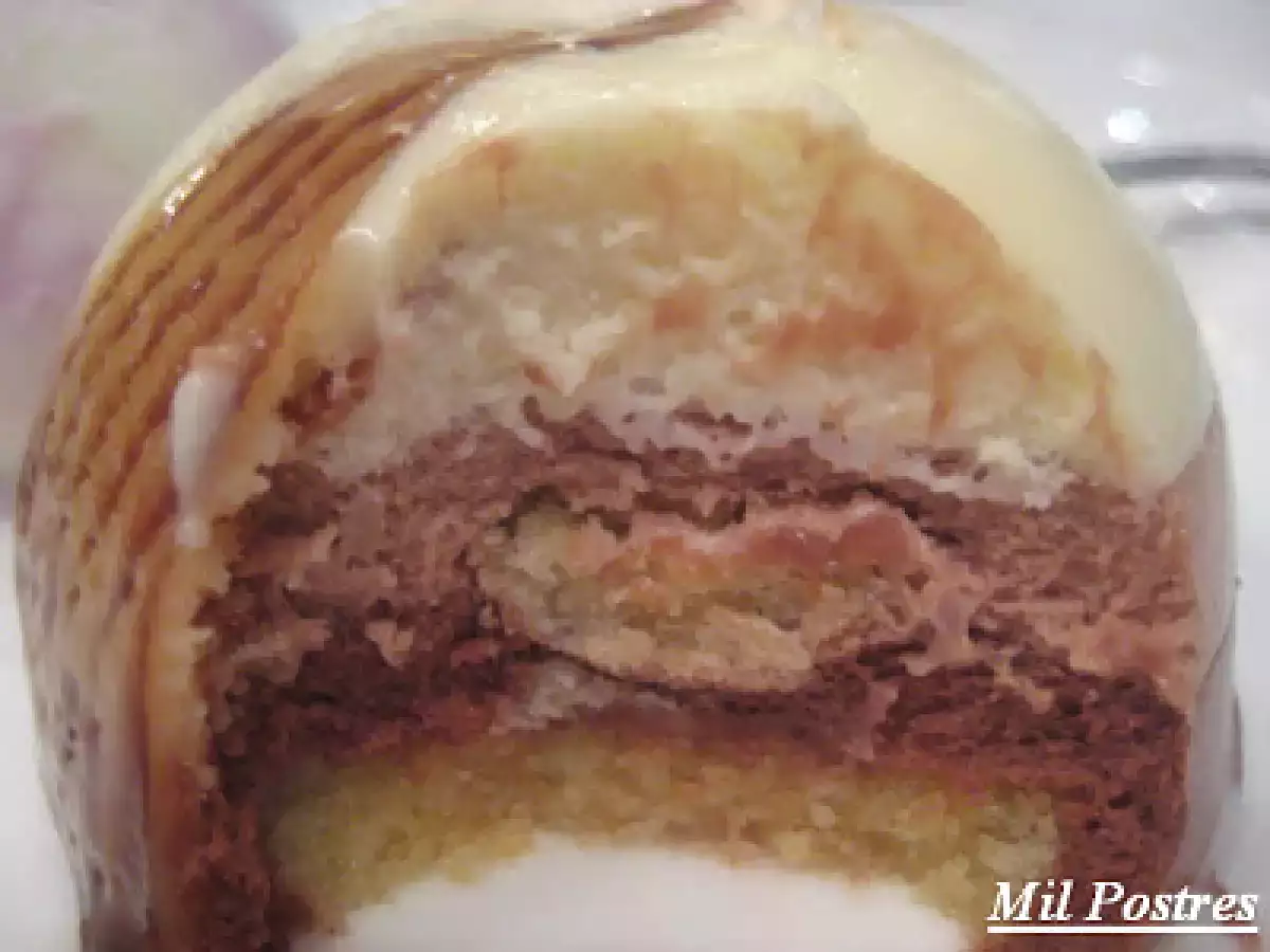 Hemc 47: Gelatinas. Semiesferas de tres chocolates