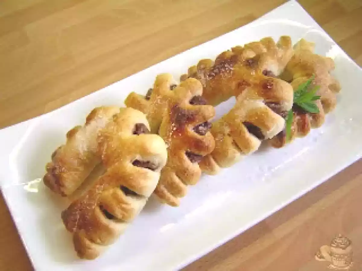 Herraduras hojaldradas de chocolate - foto 3