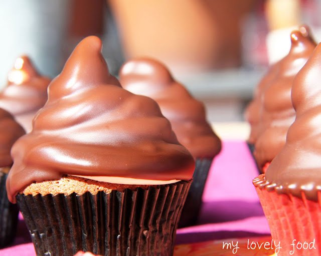 Hihat cupcakes con merengue suizo Receta Petitchef