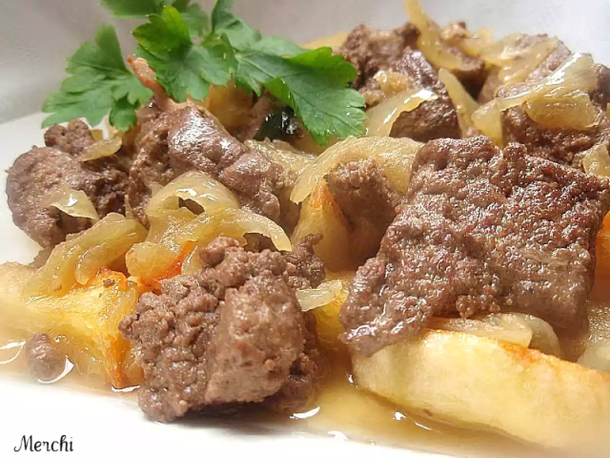 Higado de ternera encebollado - foto 2