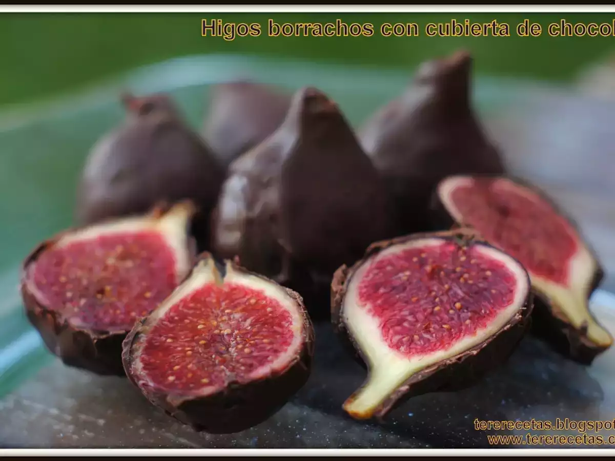Higos borrachos con chocolate - foto 2