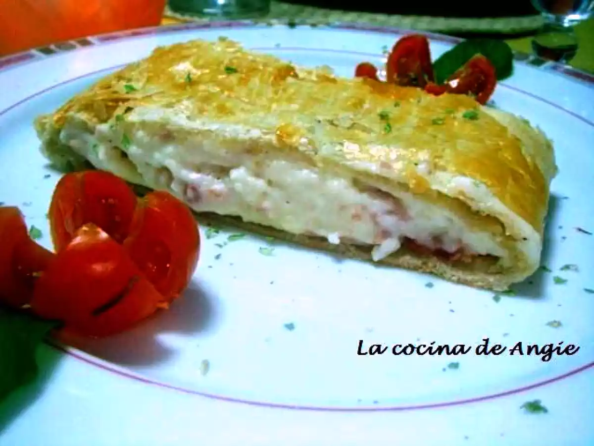 Hojaldre con bechamel