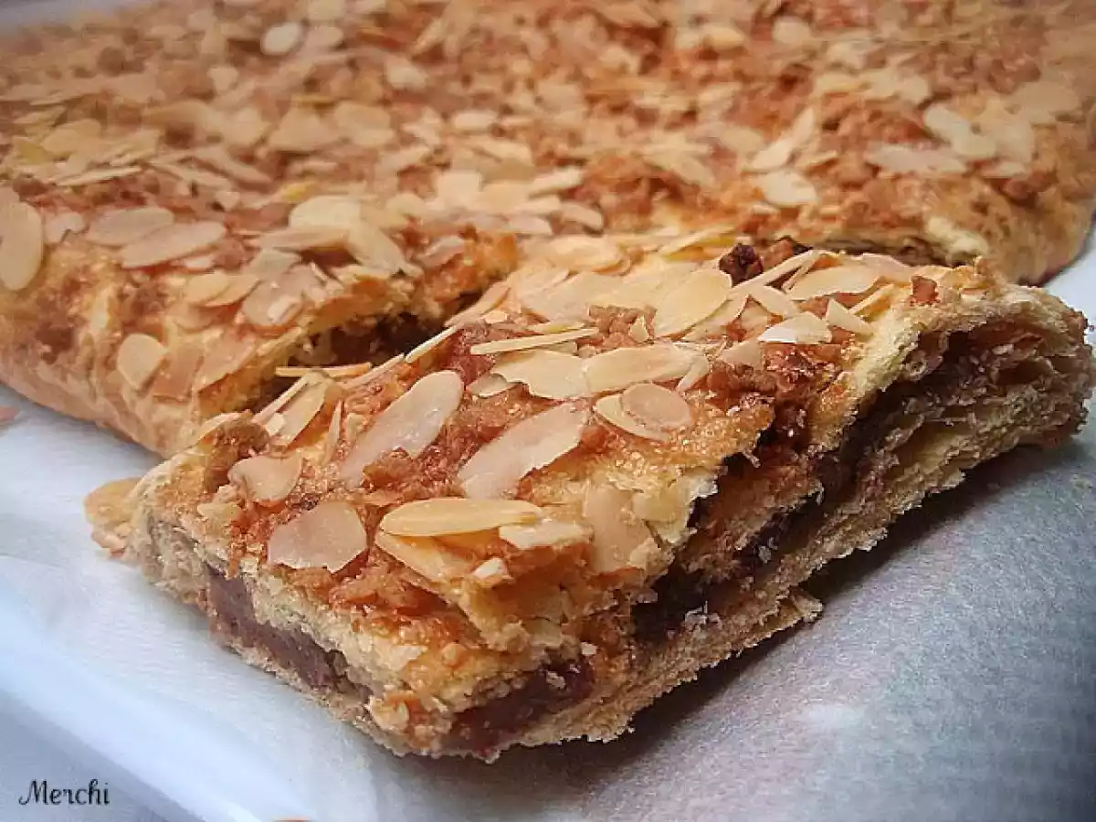 Hojaldre con crema de castañas y chocolate - foto 3