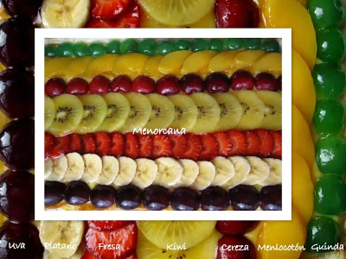 Hojaldre con crema de naranja y frutas - foto 2