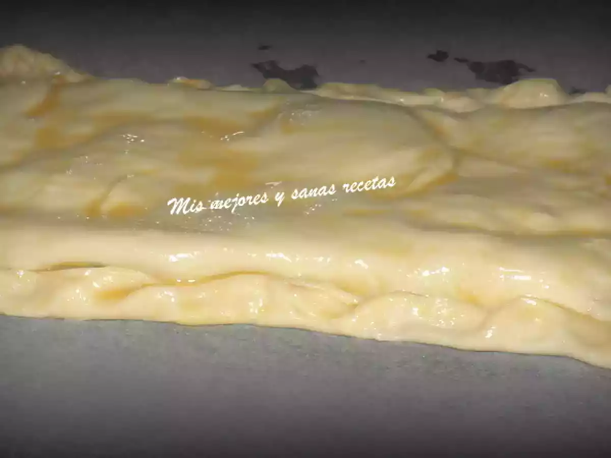 Hojaldre con morcilla y queso azul - foto 3