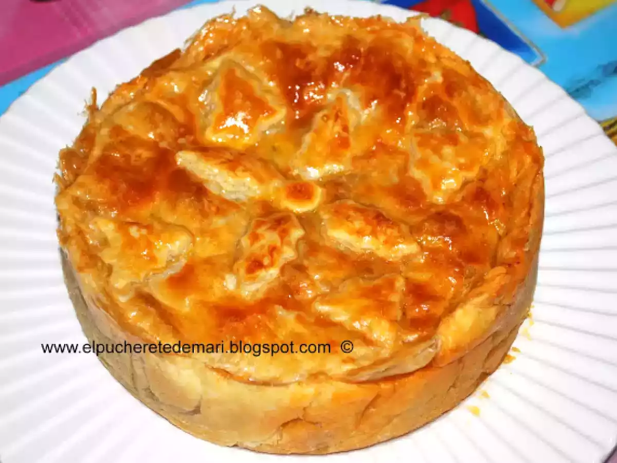 Hojaldre de atún y sepia