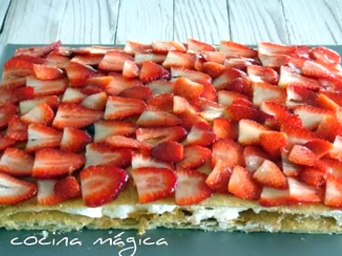 Hojaldre de fresas y mascarpone - foto 2