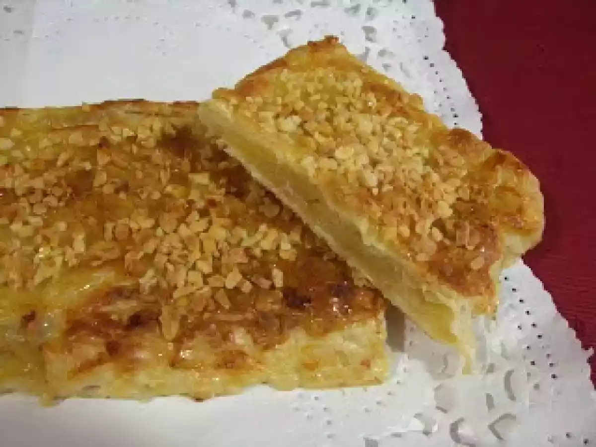 Hojaldre de manzana almendrado