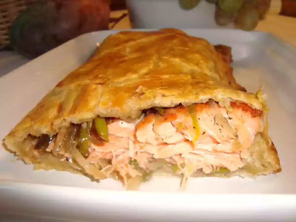 Hojaldre de salmón fresco