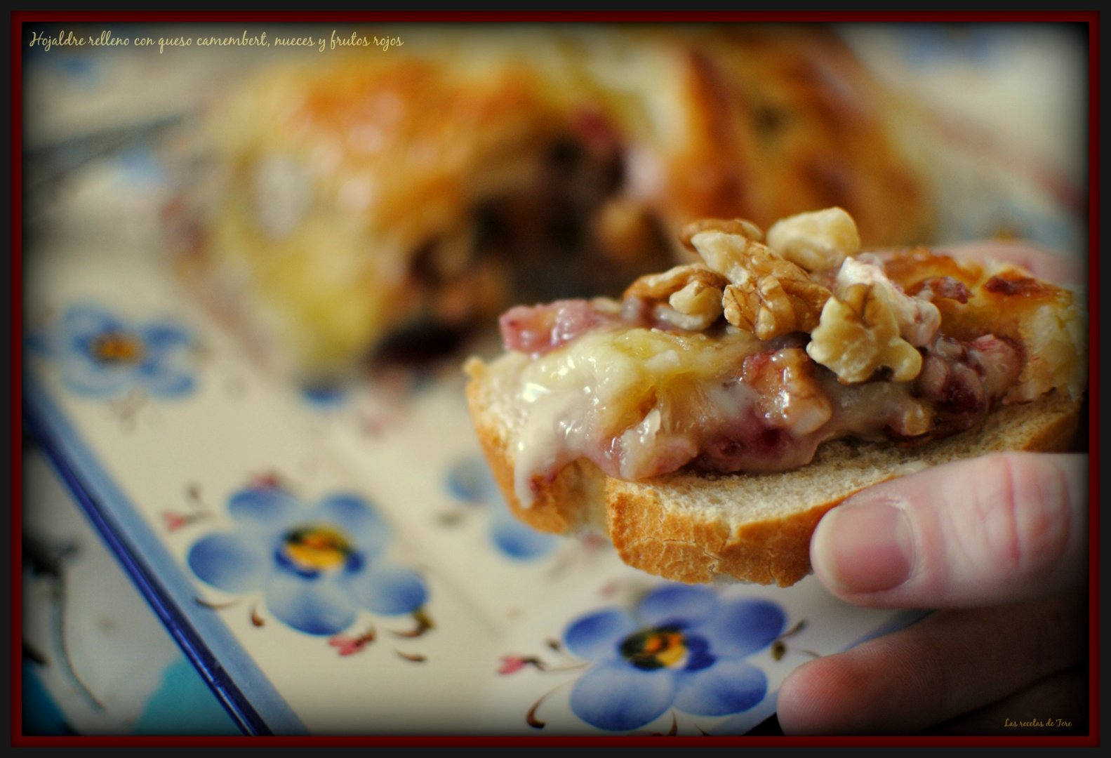 Corona De Hojaldre Con Queso Camembert Hojaldre relleno de camembert, nueces y frutos - Receta Petitchef