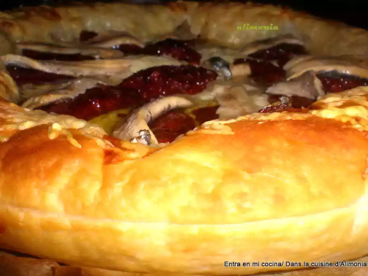 Hojaldre tomates secos-boquerones en vinagre - foto 3