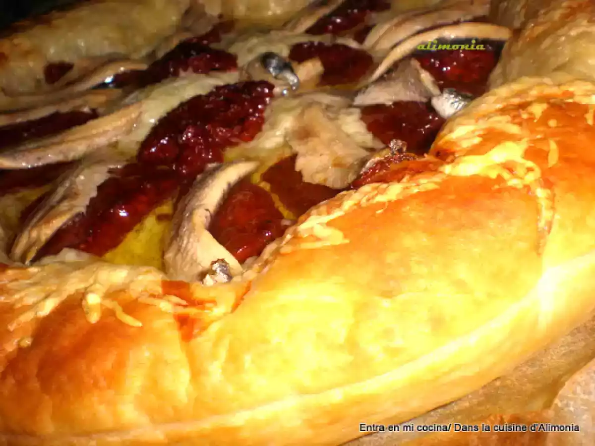 Hojaldre tomates secos-boquerones en vinagre - foto 5