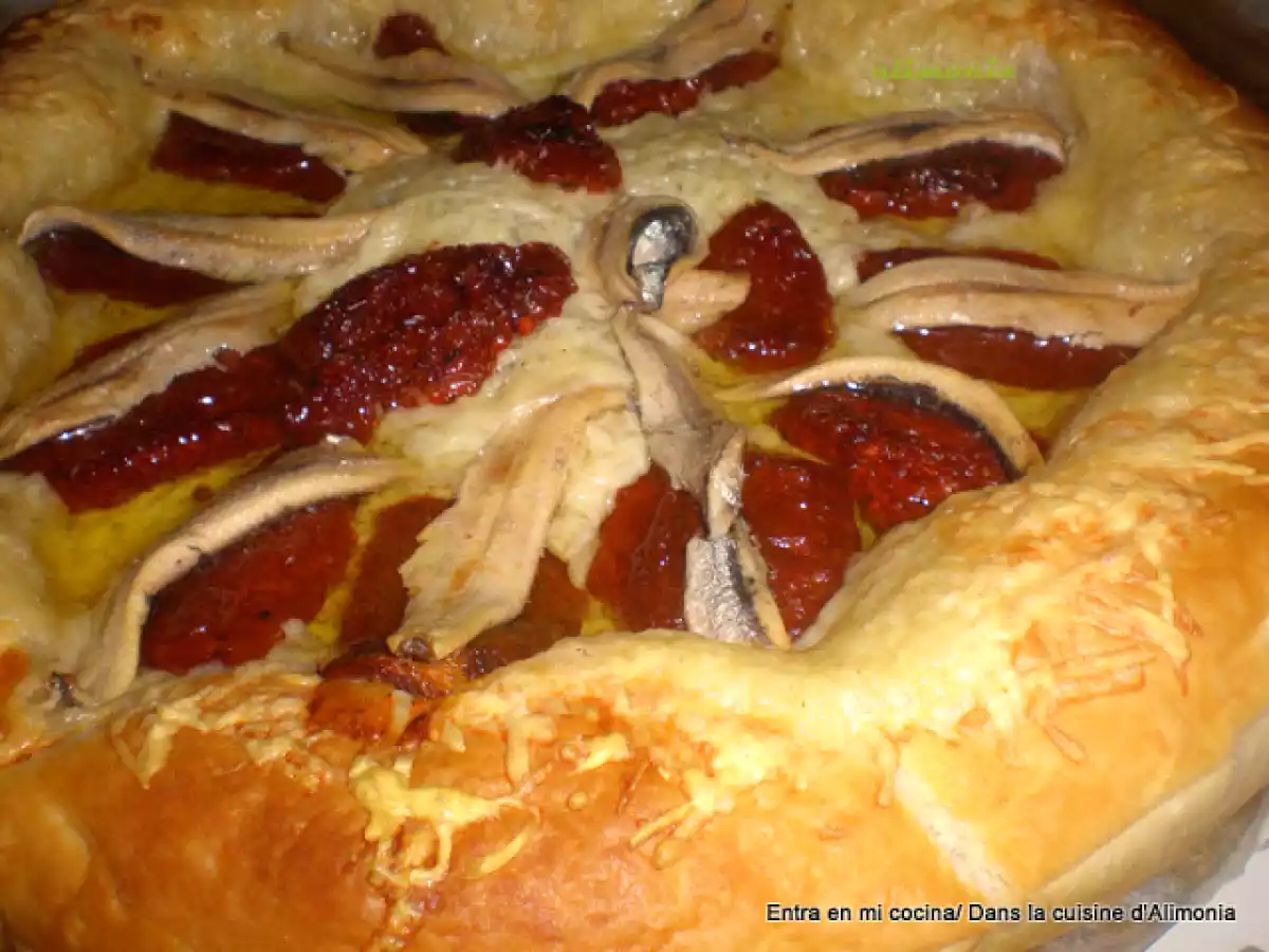 Hojaldre tomates secos-boquerones en vinagre - foto 6