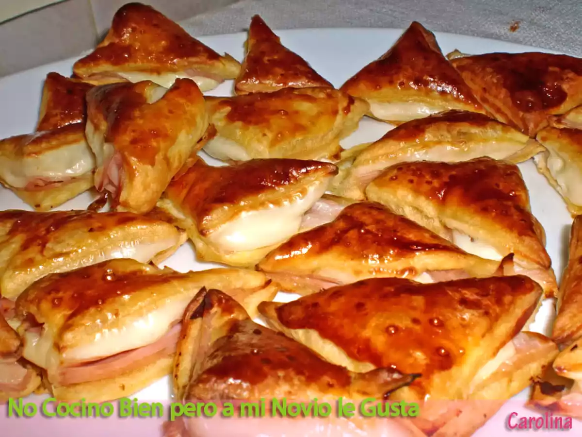 Hojaldres de Jamón y Queso - foto 2