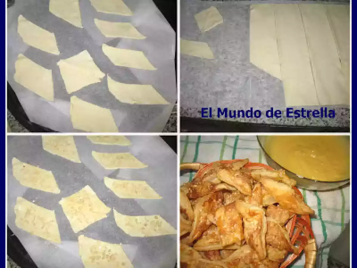 Hojaldritos almendrados de crema de yema - foto 2