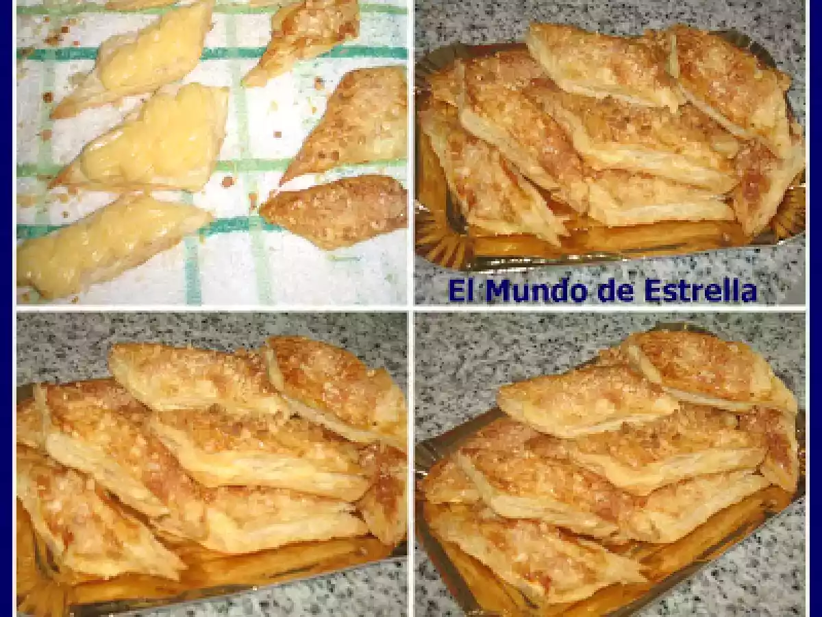 Hojaldritos almendrados de crema de yema - foto 3