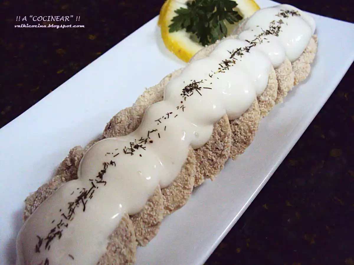 Huevas de merluza con mayonesa