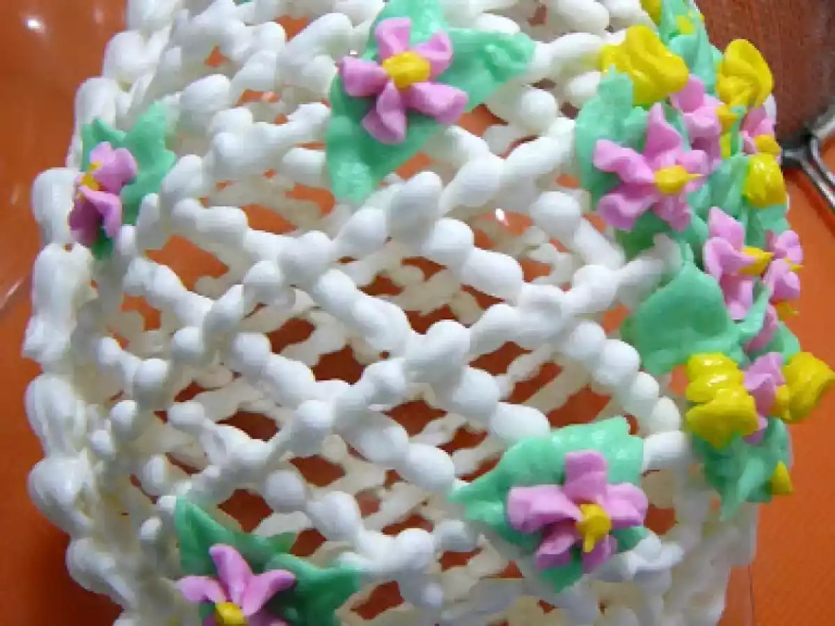 Huevo de Pascua en Glacé Real - para la Pitu