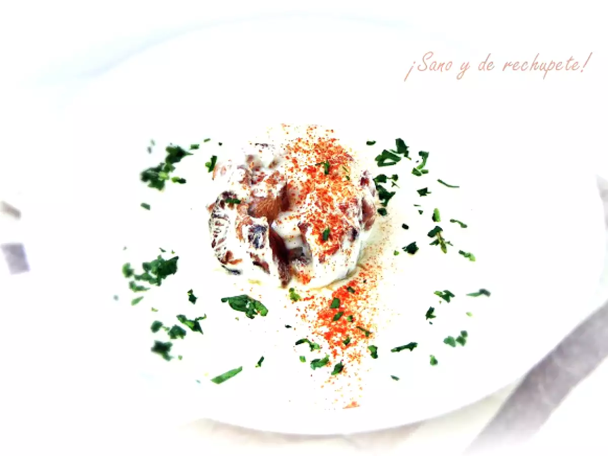 Huevo poché relleno de rebozuelos a la florentina - foto 2