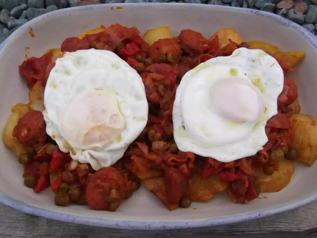 Huevos a la flamenca