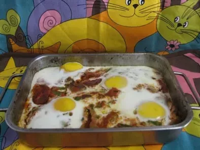 Huevos al horno con chorizo - foto 7