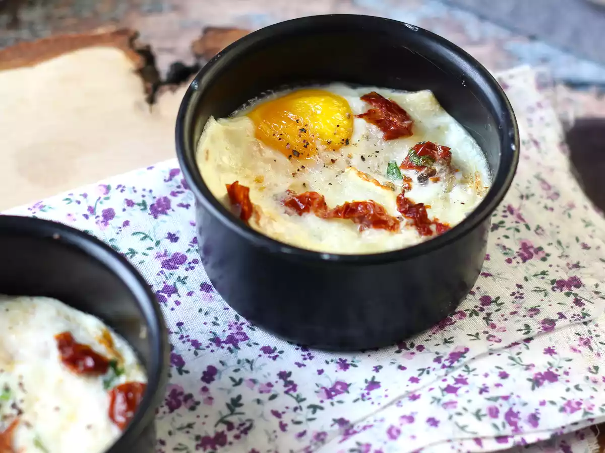 Huevos cocotte en la freidora de aire (Air Fryer) - foto 2