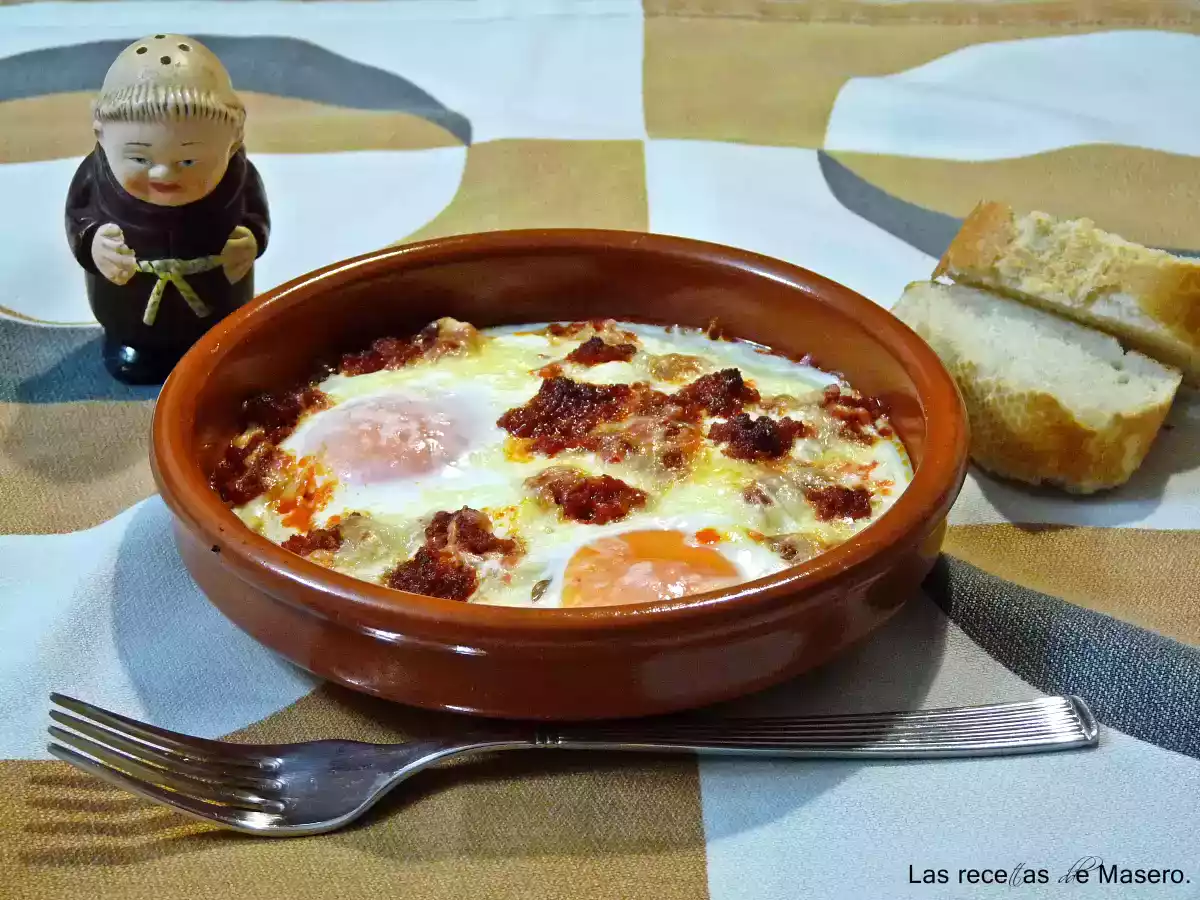 Huevos con sobrasada