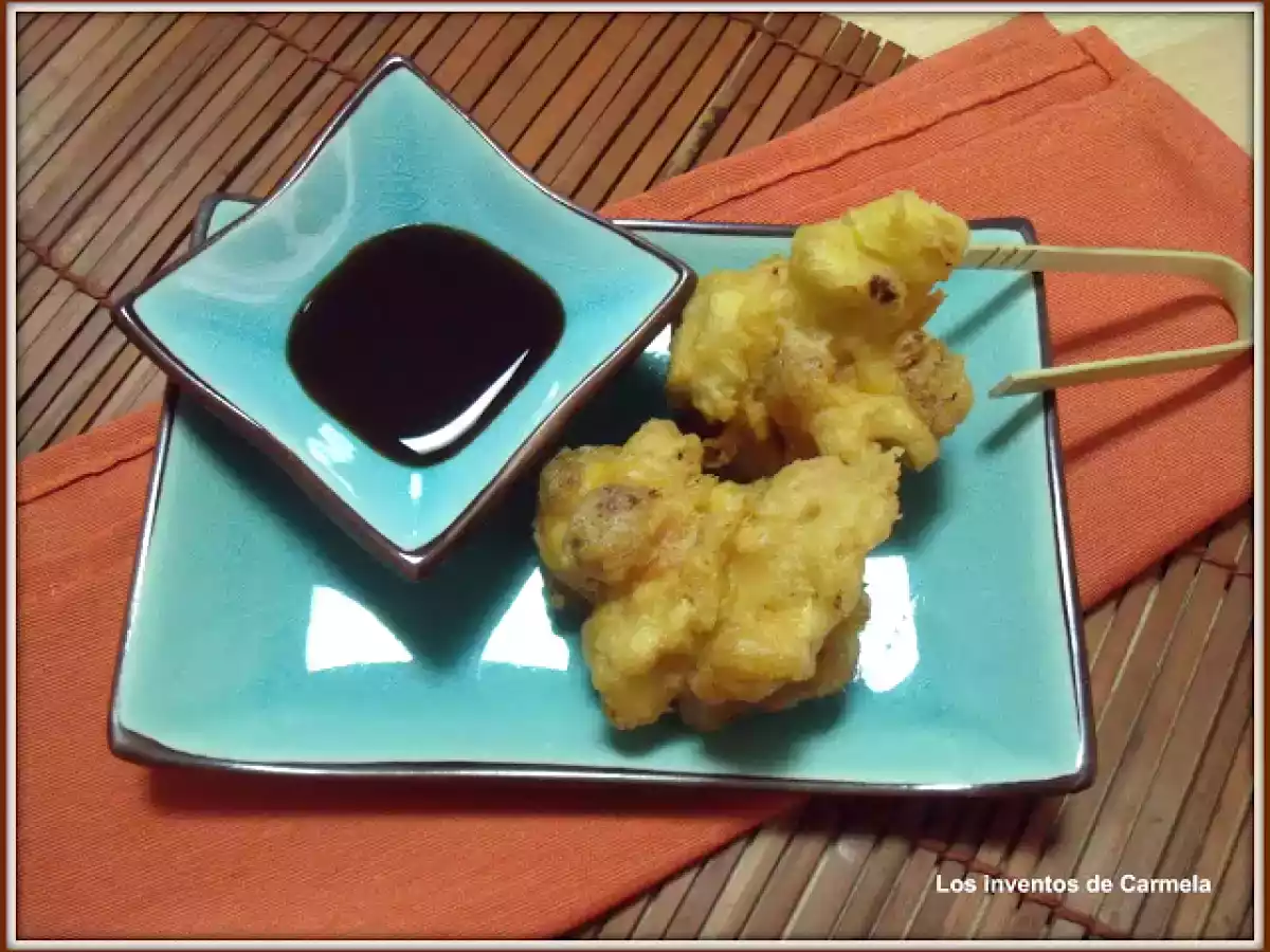 Huevos de codorniz en tempura de chorizo - foto 4