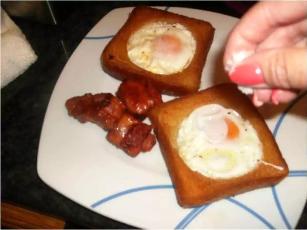 Huevos en canasta - foto 9