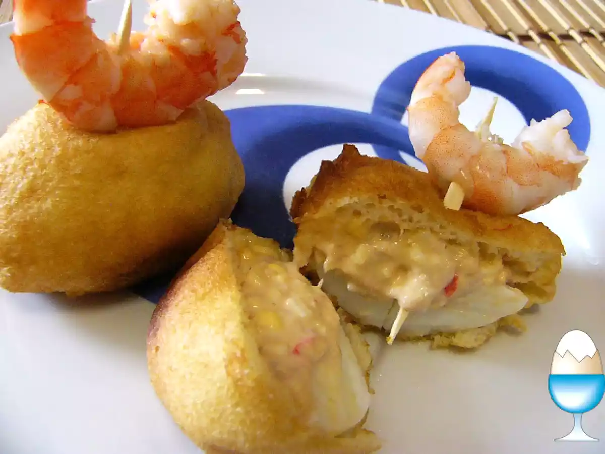 Huevos en gabardina.