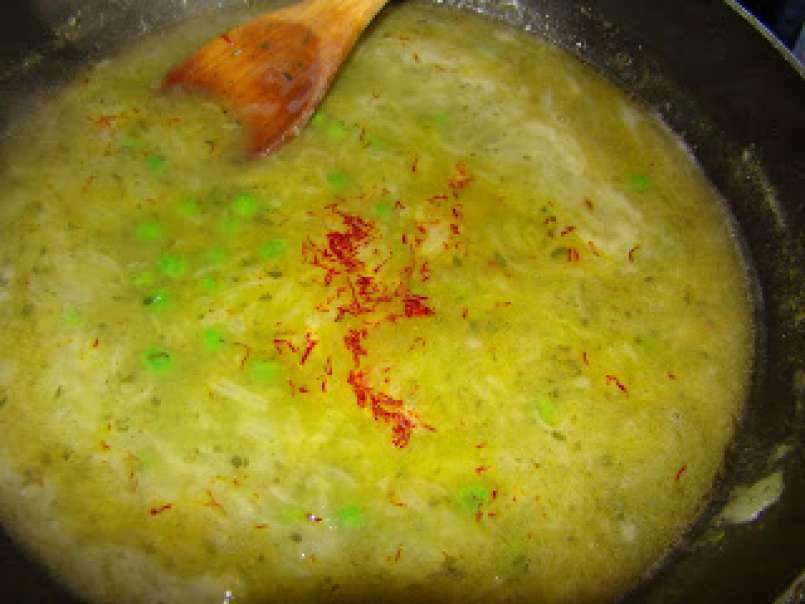 Huevos en salsa de azafrán, foto 2