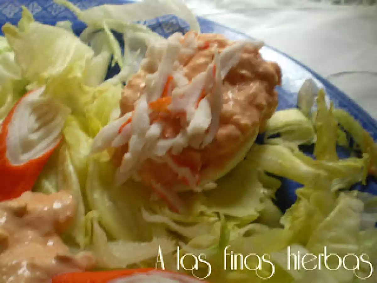 Huevos rellenos de merluza - foto 3