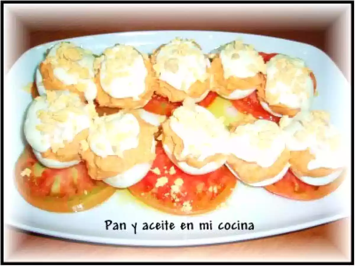 HUEVOS RELLENOS DE PATATA