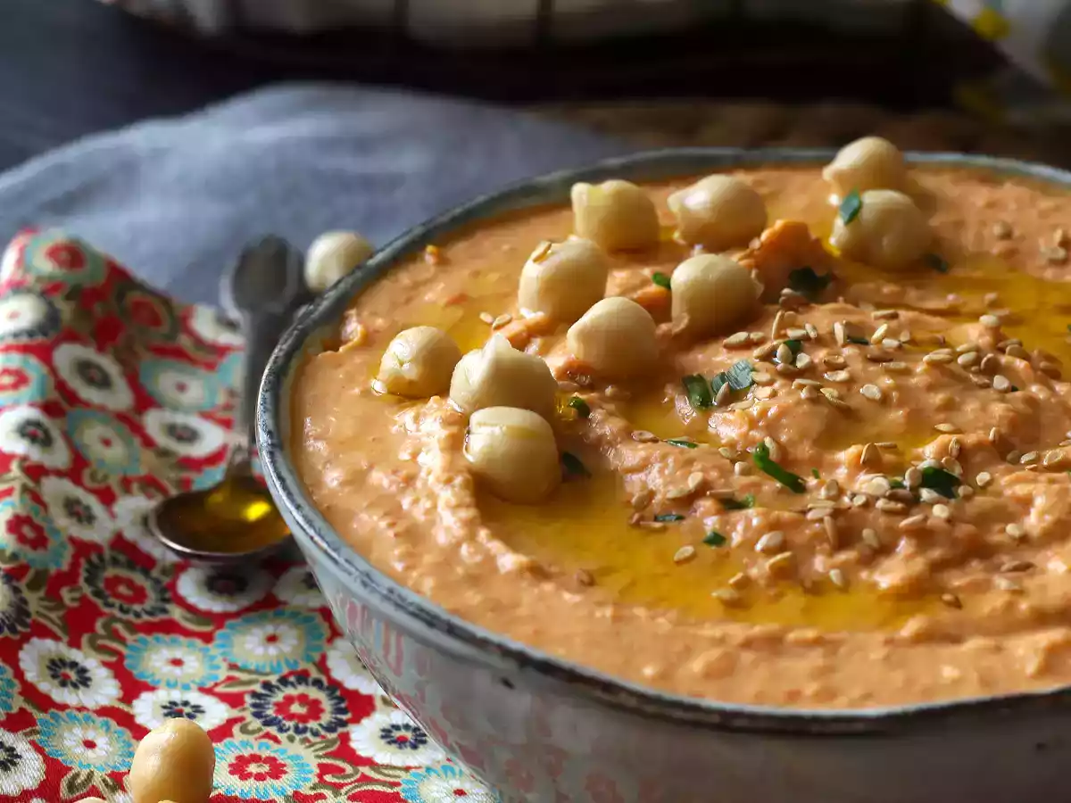 Hummus de pimiento rojo - foto 3