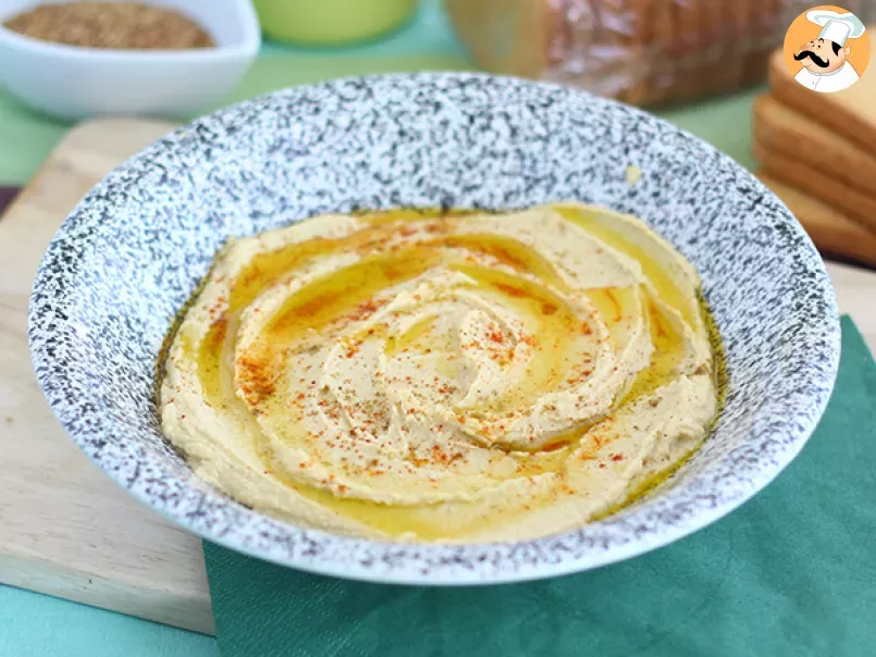 Hummus libanés cremoso
