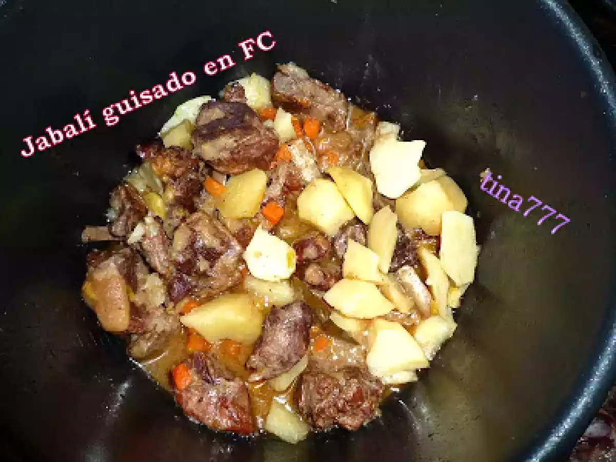 Jabalí guisado en FC (tina777) - foto 2