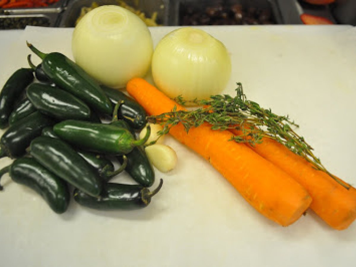 Jalapeños en escabeche... Receta Petitchef